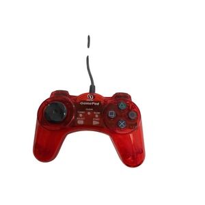 Clear Red Performance GamePad Colors P-107G Playstation Game Controller